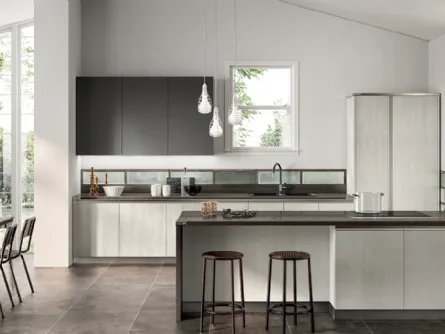 Cucina Moderna Diesel Open Workshop Concrete Jersey di Scavolini