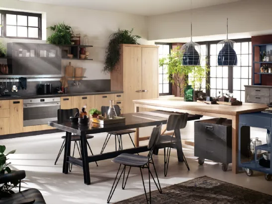 Cucina Moderna Diesel Social Kitchen in Rovere Nodato di Scavolini