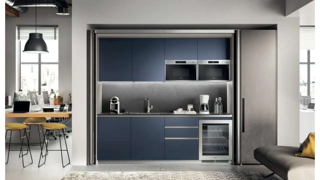 Cucina Boxi Blu Moon di Scavolini