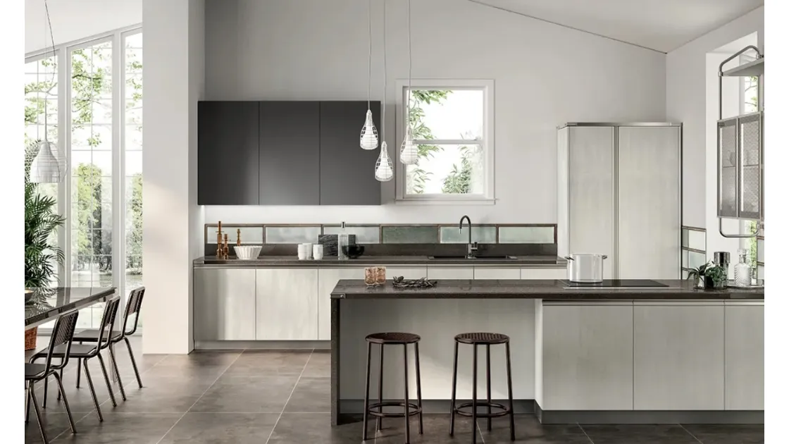 Cucina Diesel Open Workshop Concrete Jersey diy Scavolini