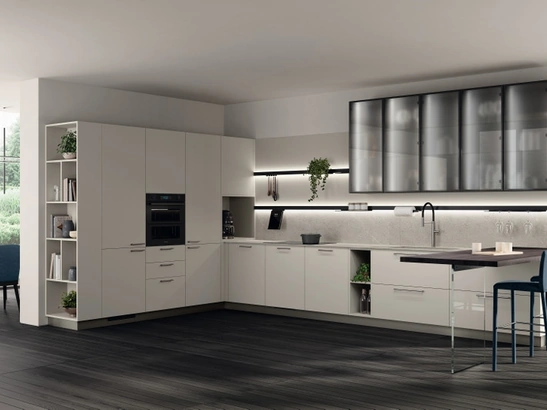 Cucina su misura ad angolo Moda 01 di Scavolini