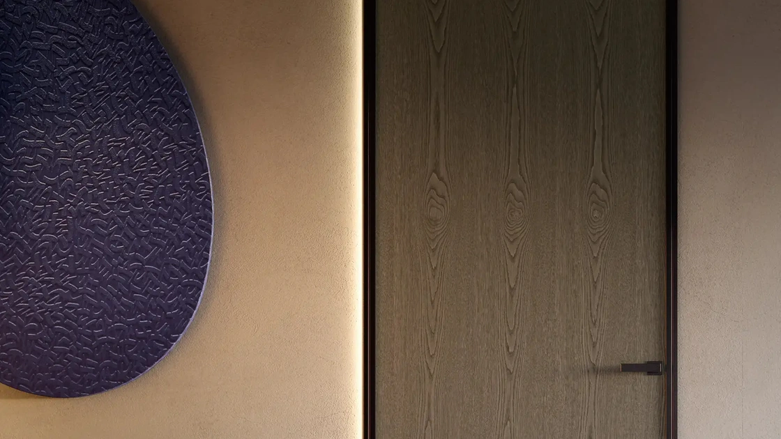 Porta per interni in legno Adela Battente di Henry Glass