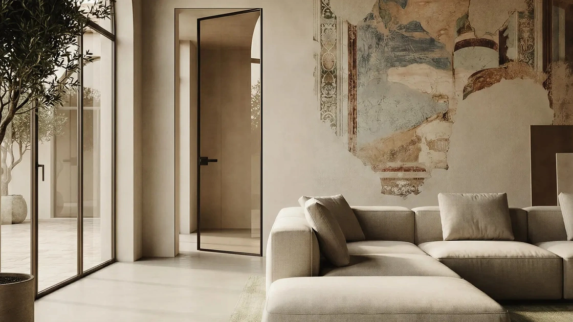 Porta per interni Manhattan Battente 02 di Henry Glass