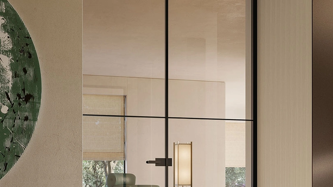 Porta per interni Manhattan Battente 03 di Henry Glass