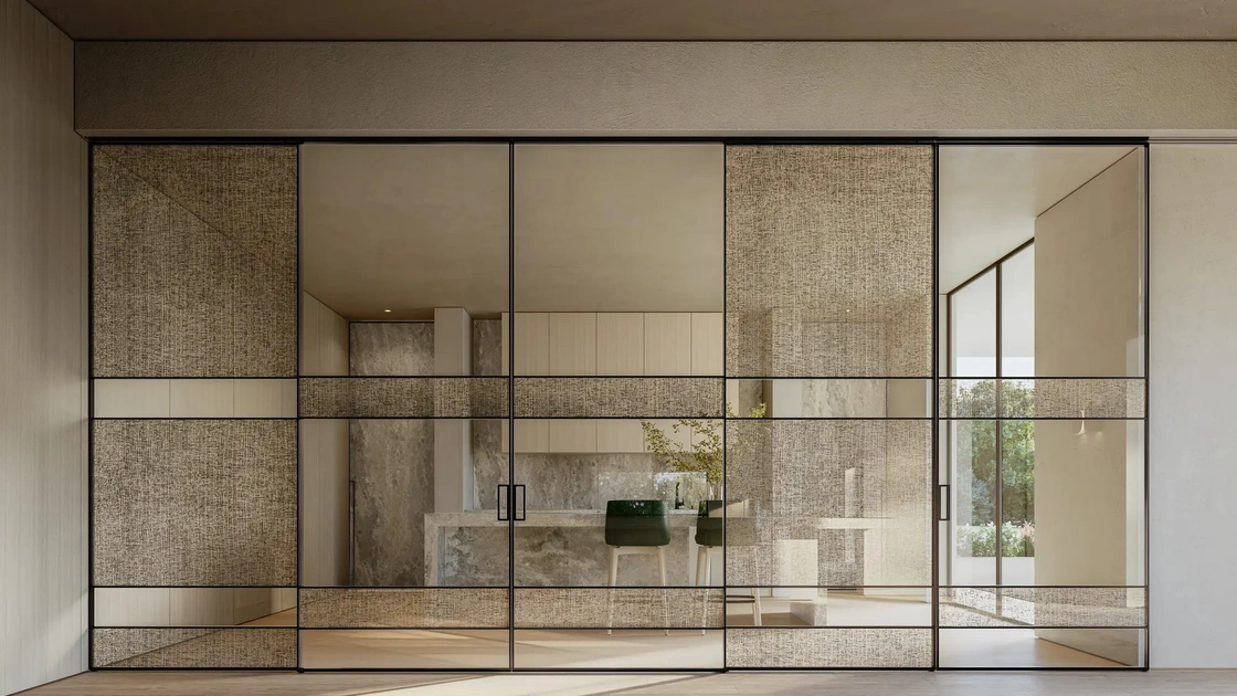 Porta per interni Manhattan Scorrevole 02 di Henry Glass