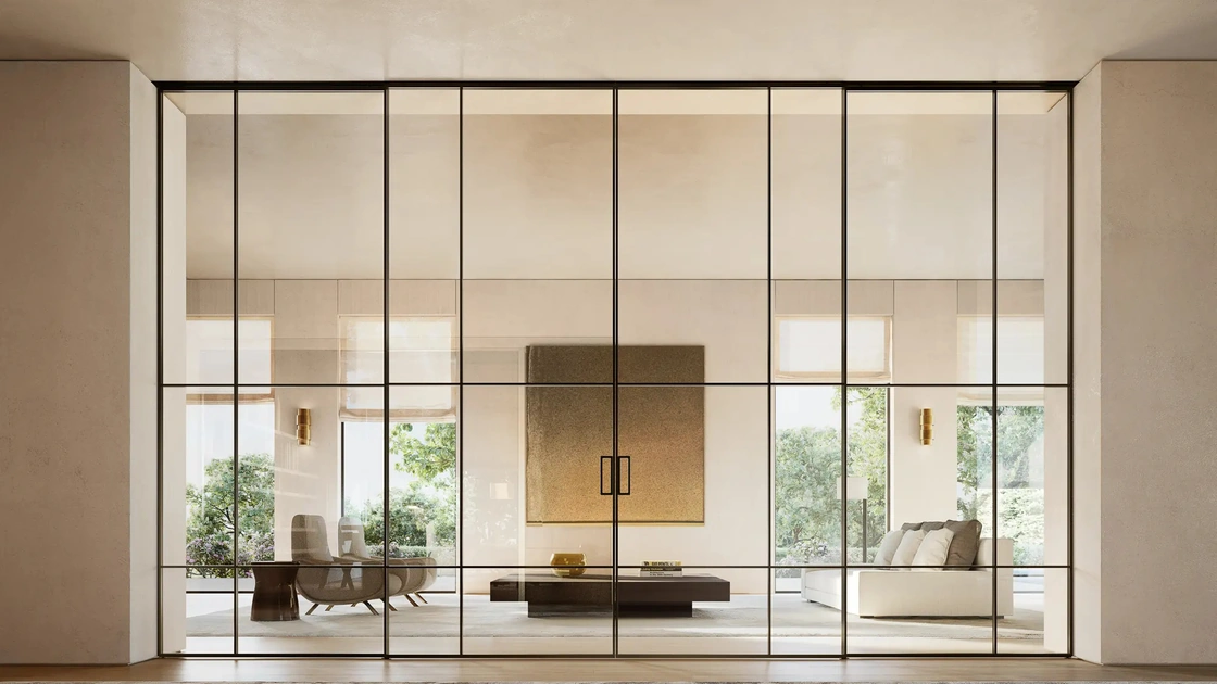 Porta per interni Manhattan Scorrevole 02 di Henry Glass