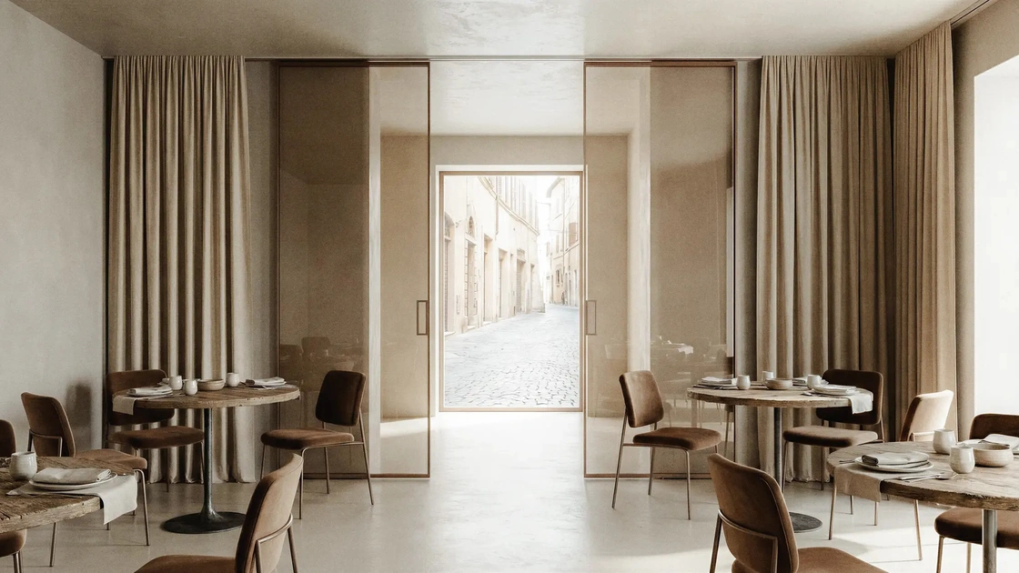 Porta per interni Manhattan Scorrevole 03 di Henry Glass