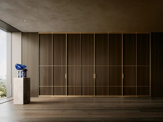 Porta per interni Manhattan Up a Bilico in legno di Henry Glass