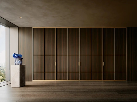 Porta per interni Manhattan Up a Bilico in legno di Henry Glass