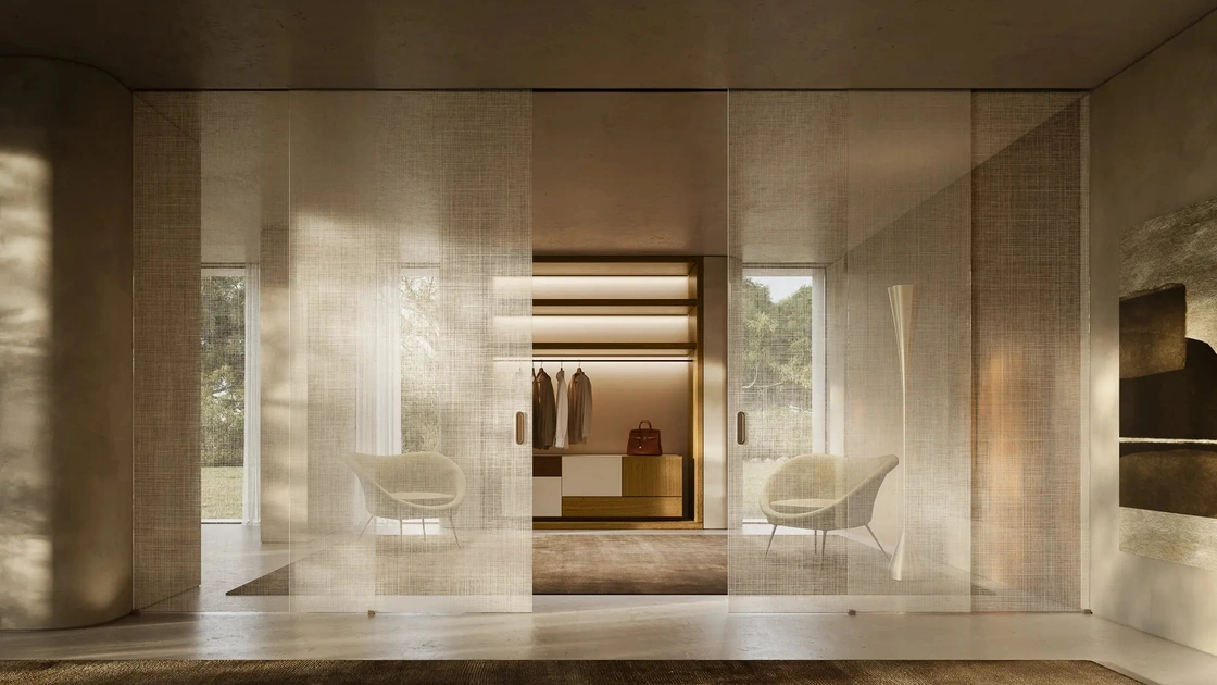 Porta per interni Vitra Scorrevole 01 di Henry Glass