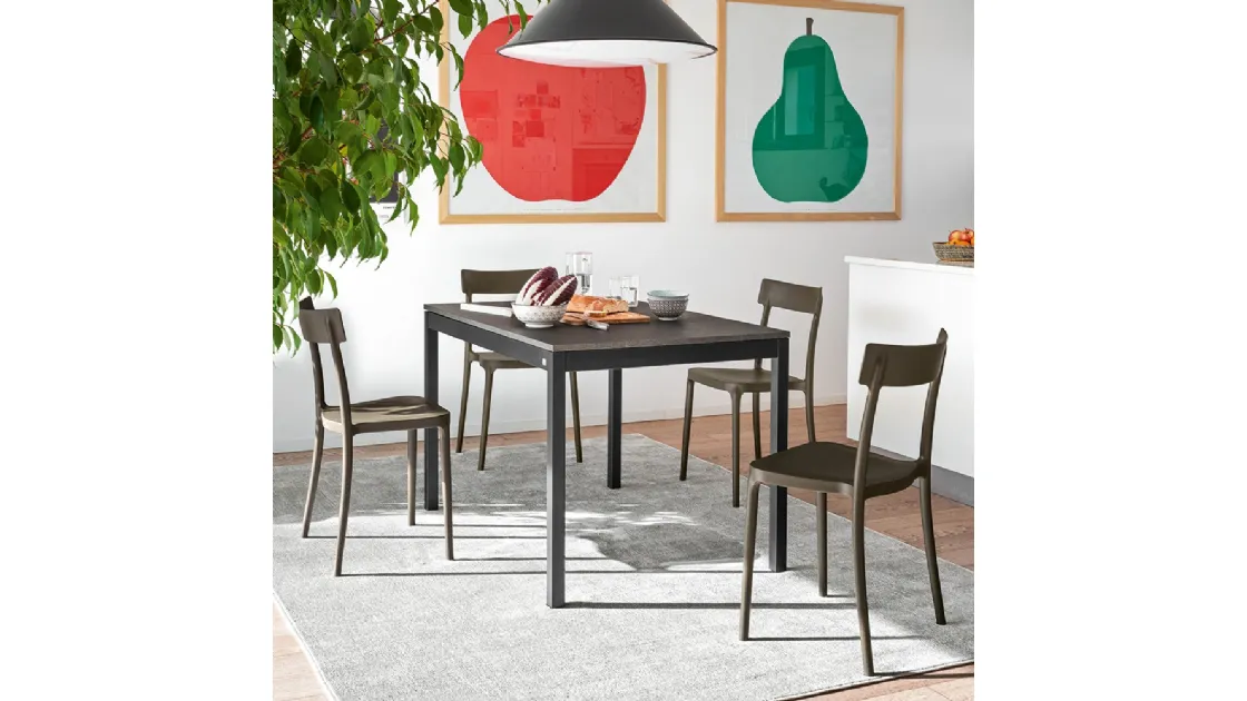 Sedia impilabile Argo di Connubia Outdoor